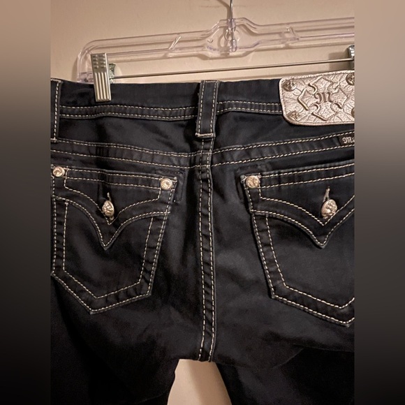 Miss Me Signature Skinny Jeans Dark Blue Size 28 - Picture 5 of 16